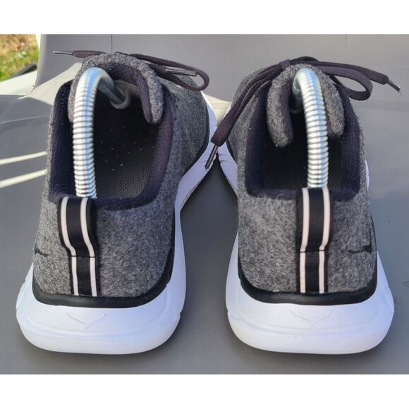 HOKA One One Hupana Grey White Wool Running Athletic Shoes Womens 7.5 Athleisure - Picture 6 of 10